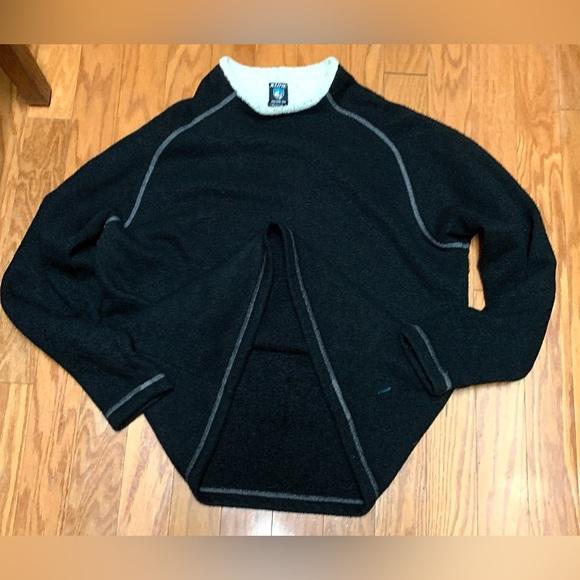 Vtg Men’s XL KUHL Alfpaca Fleece Lightweight Packable Stovepipe Rollneck Sweater - Picture 5 of 14